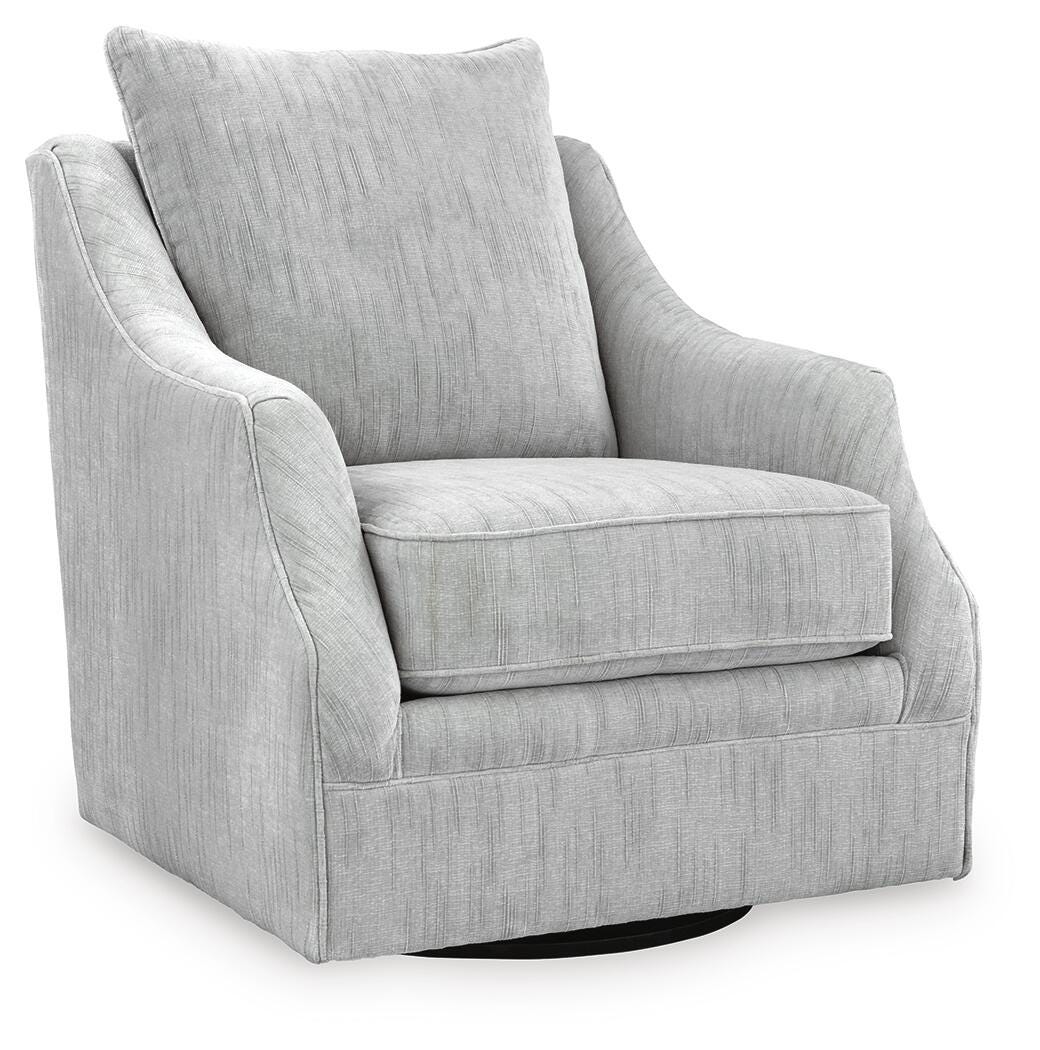 Gubbins Swivel Accent Chair - Gray