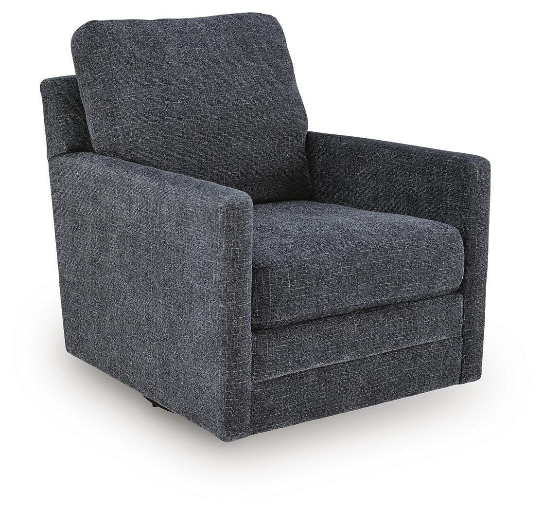 Dishford Swivel Accent Chair - Storm