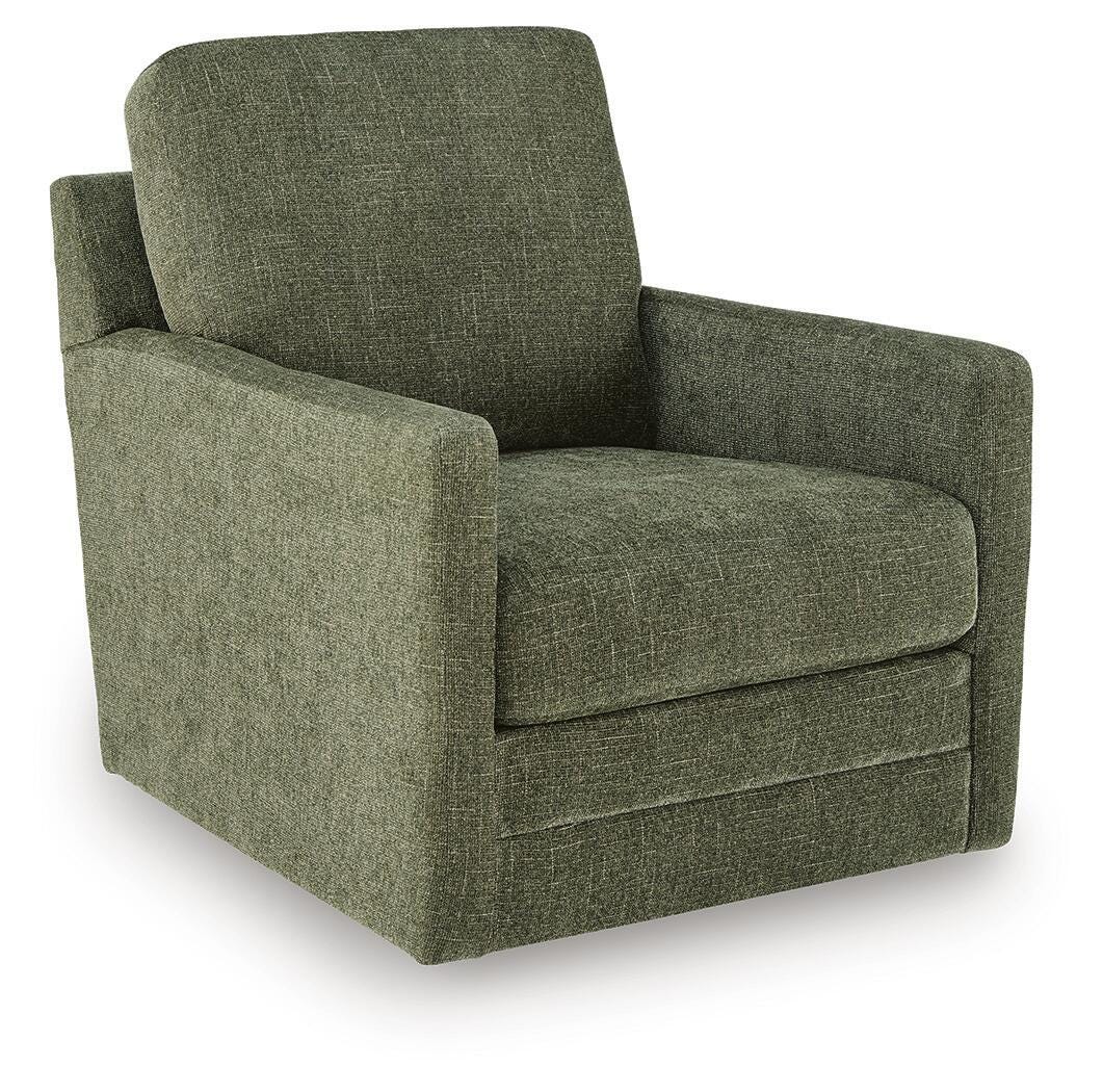 Dishford Swivel Accent Chair - Evergreen