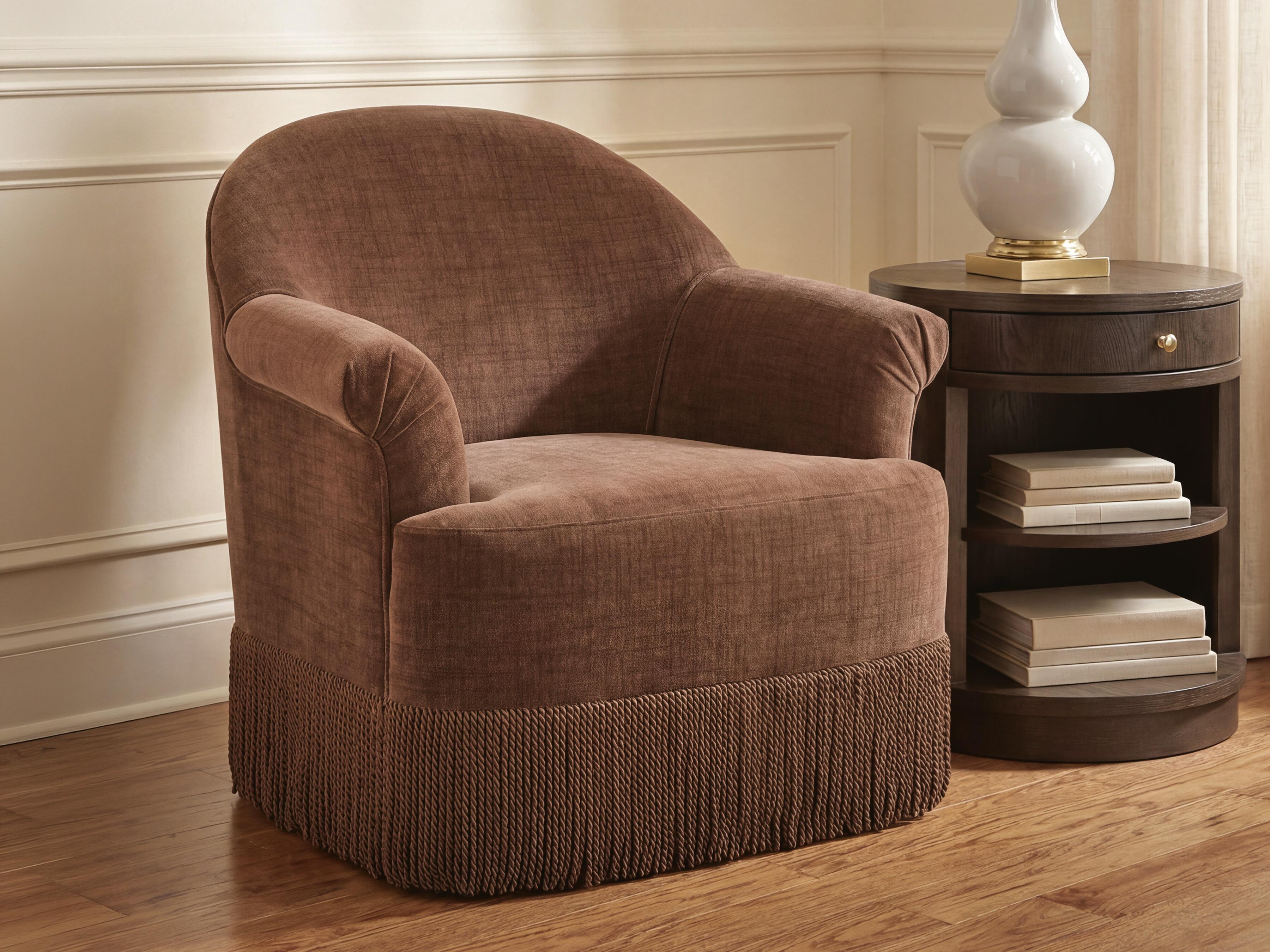 Jeanwell Swivel Accent Chair - Clay