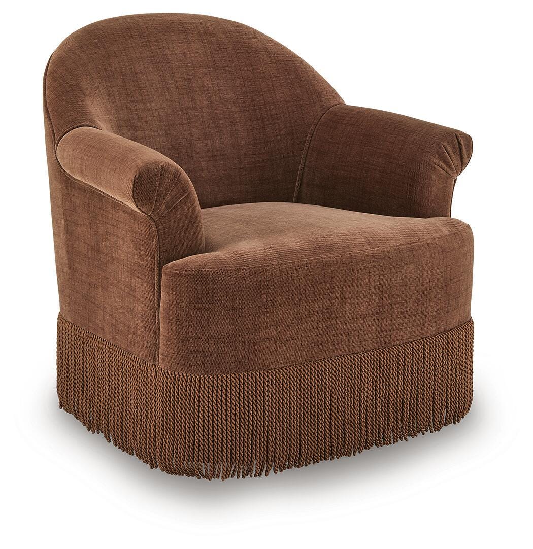 Jeanwell Swivel Accent Chair - Clay