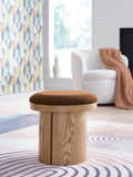 Lewisen Accent Ottoman - Clay