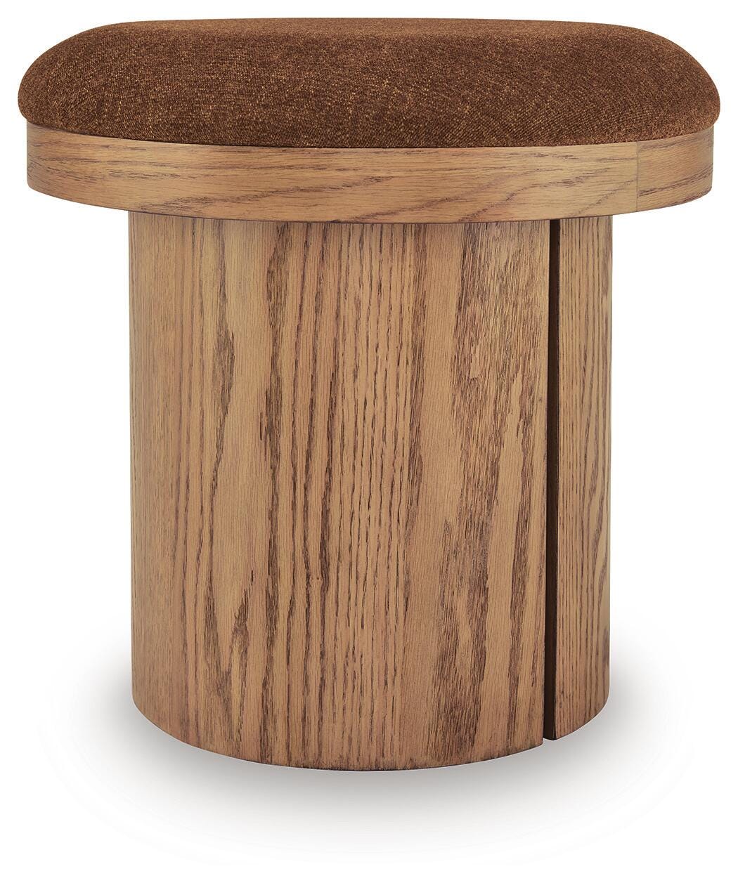 Lewisen Accent Ottoman - Clay