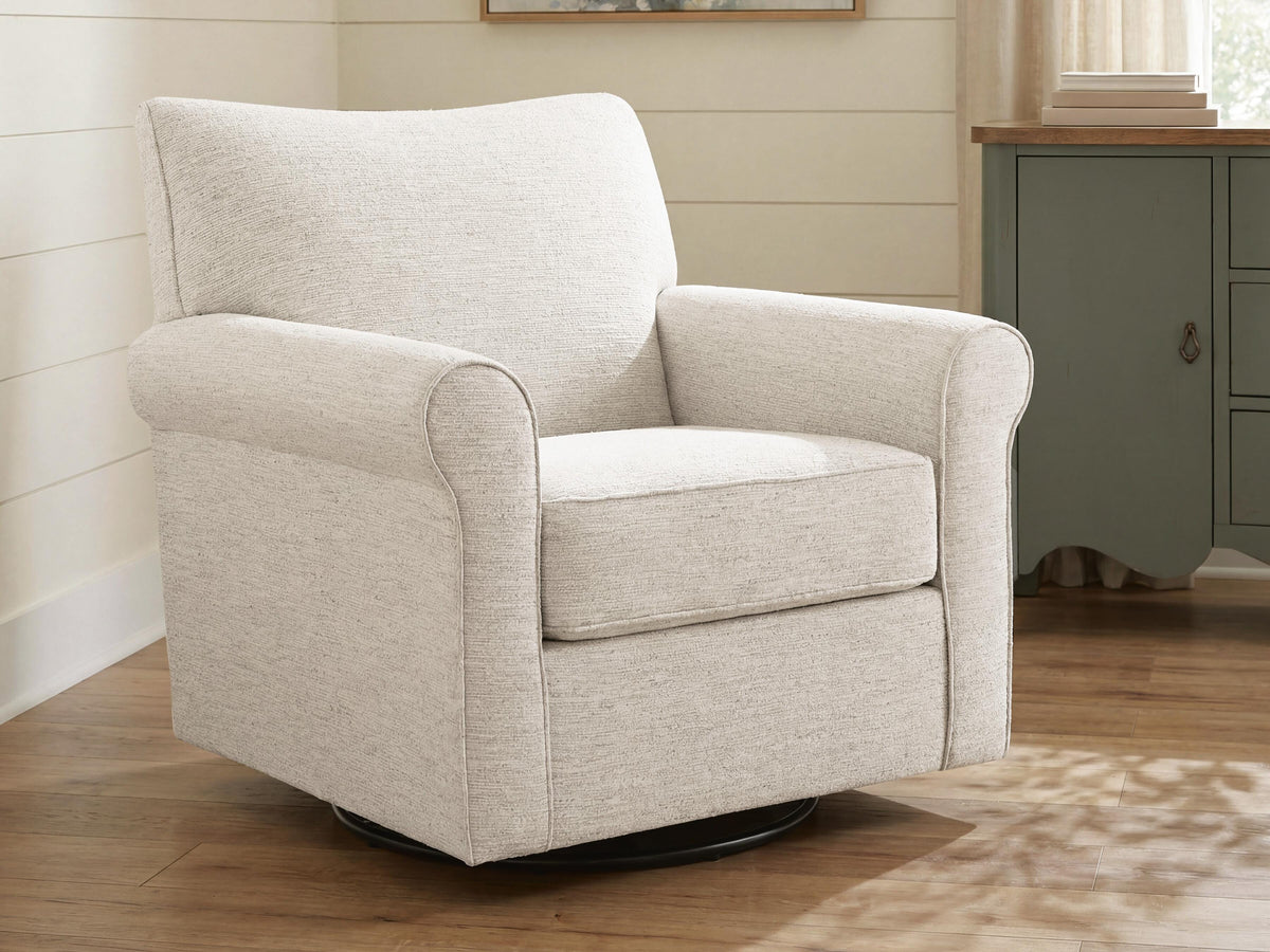 Renley Swivel Glider Accent Chair - Opal
