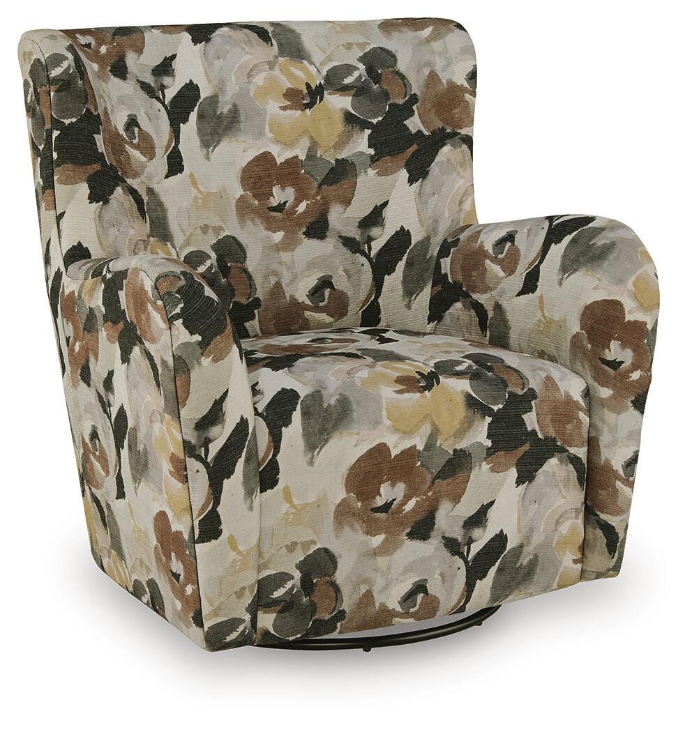 Rowenburg Swivel Glider Accent Chair - Multi