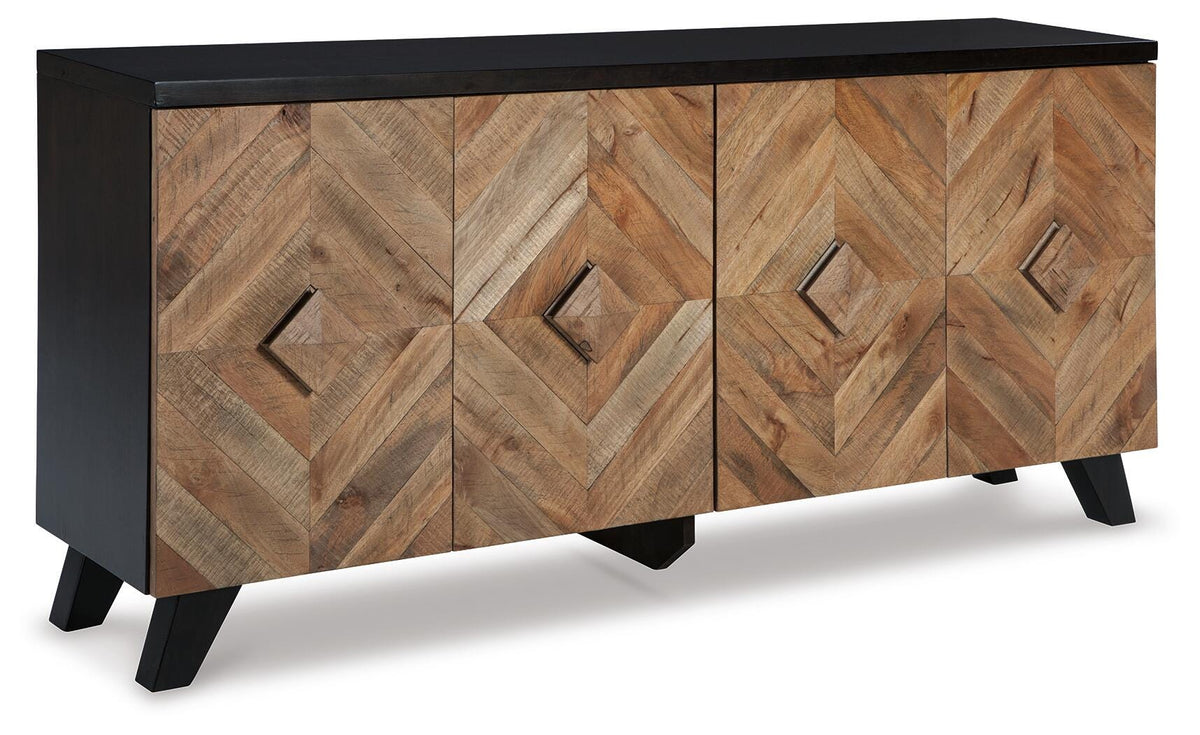 Robin Ridge Accent Cabinet - Two-tone Brown