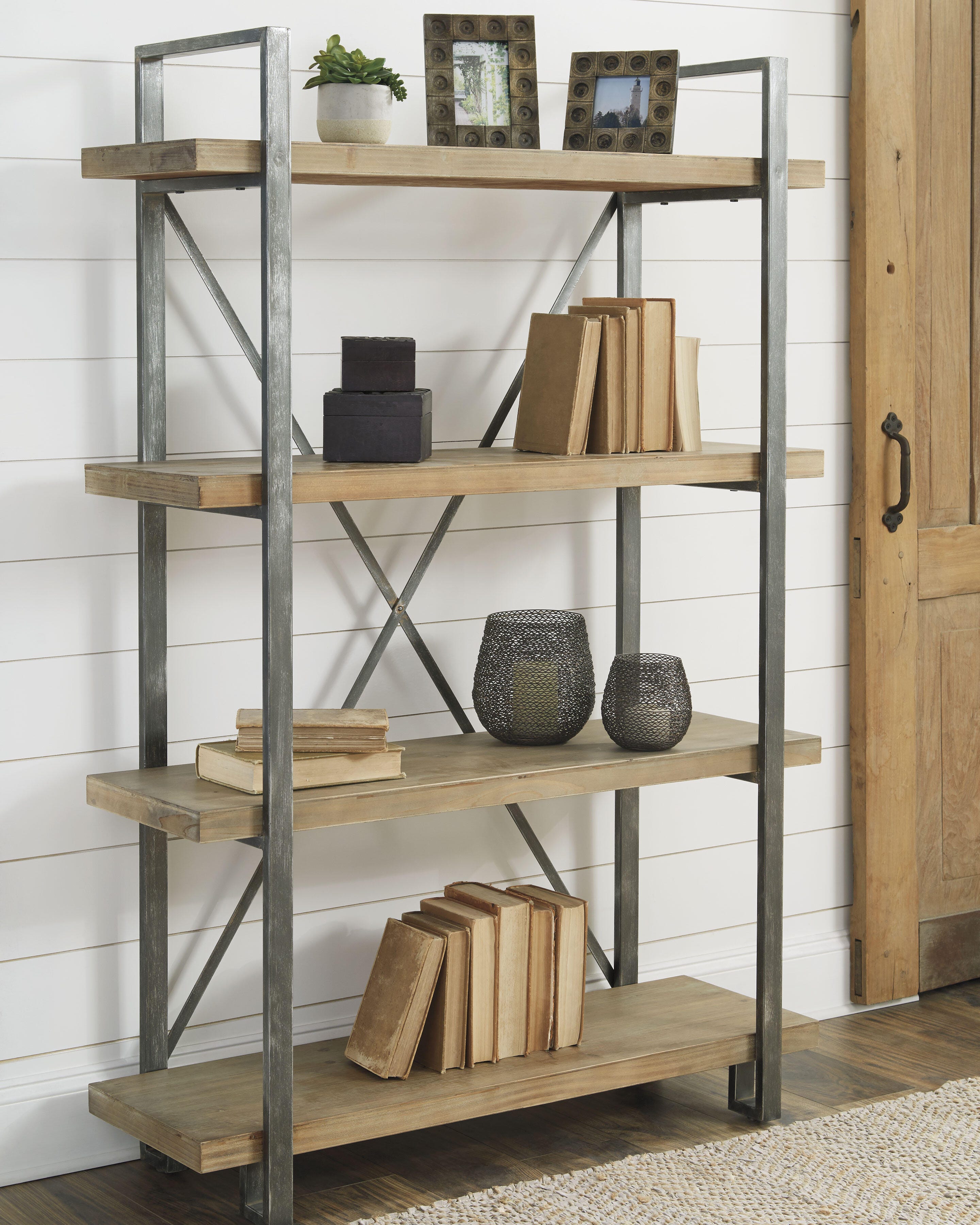 Forestmin Bookcase - Brown/Black