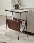 Etanbury Accent Table - Brown/Black/White