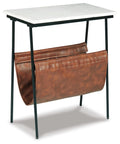 Etanbury Accent Table - Brown/Black/White