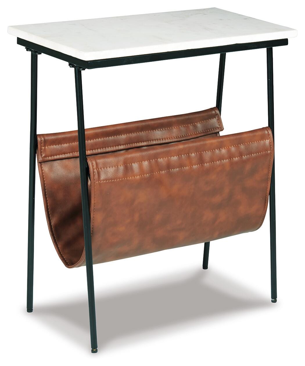 Etanbury Accent Table - Brown/Black/White