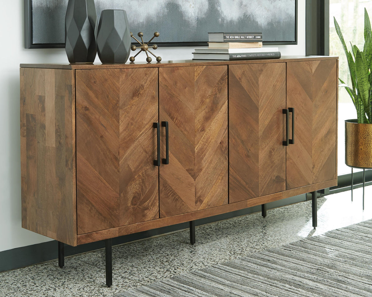 Prattville Accent Cabinet - Brown