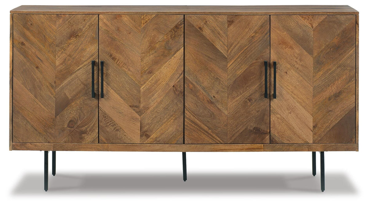 Prattville Accent Cabinet - Brown