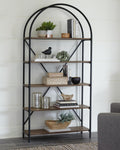 Galtbury Bookcase - Brown/Black