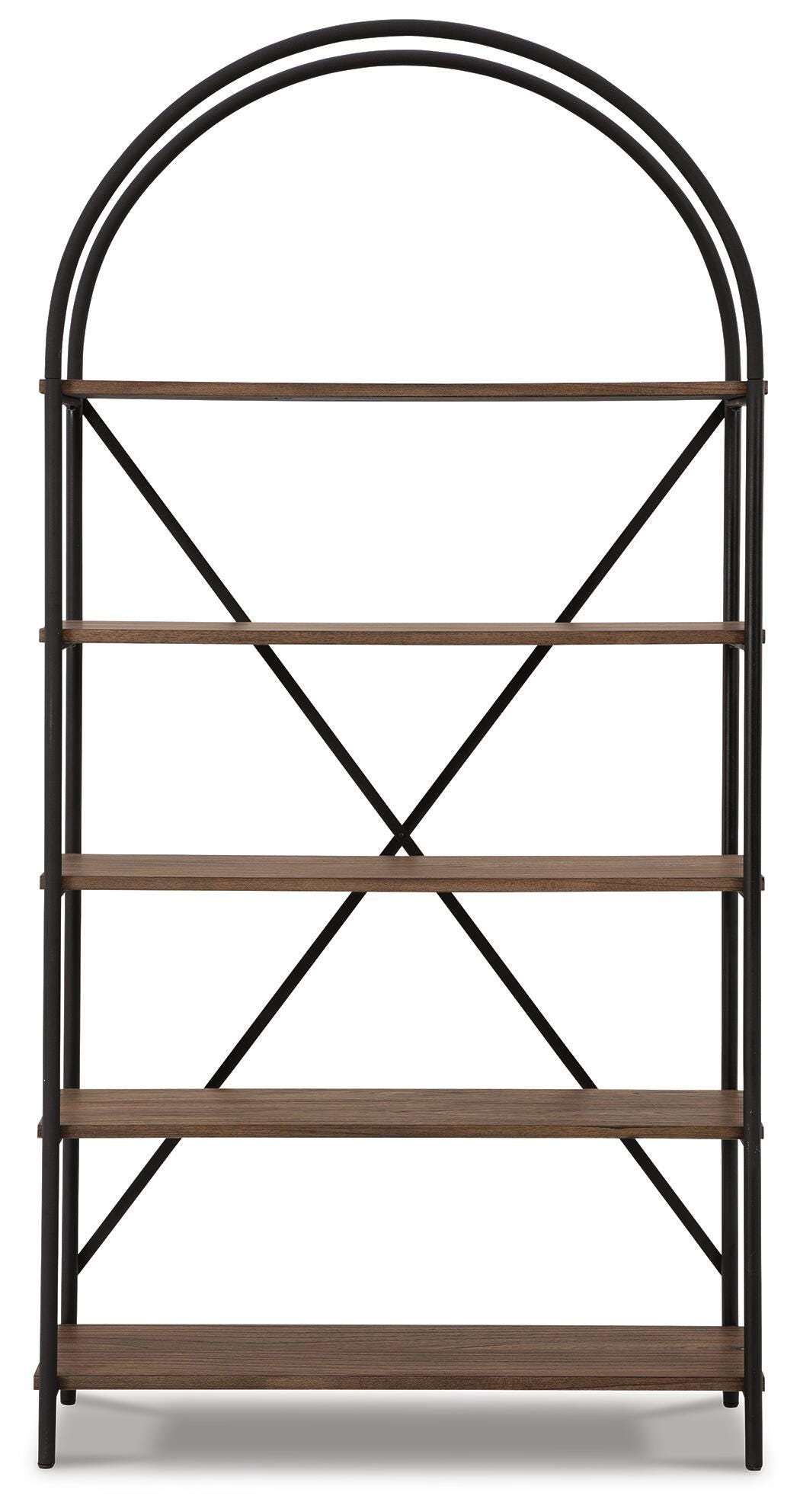 Galtbury Bookcase - Brown/Black