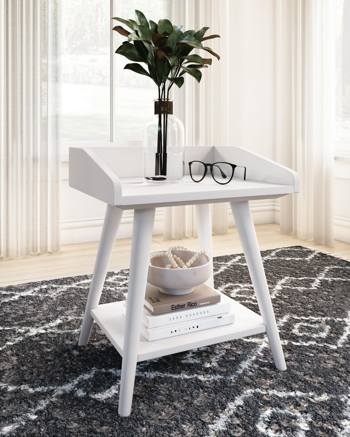 Blariden Accent Table - White