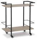 Waylowe Bar Cart - Brown/Black