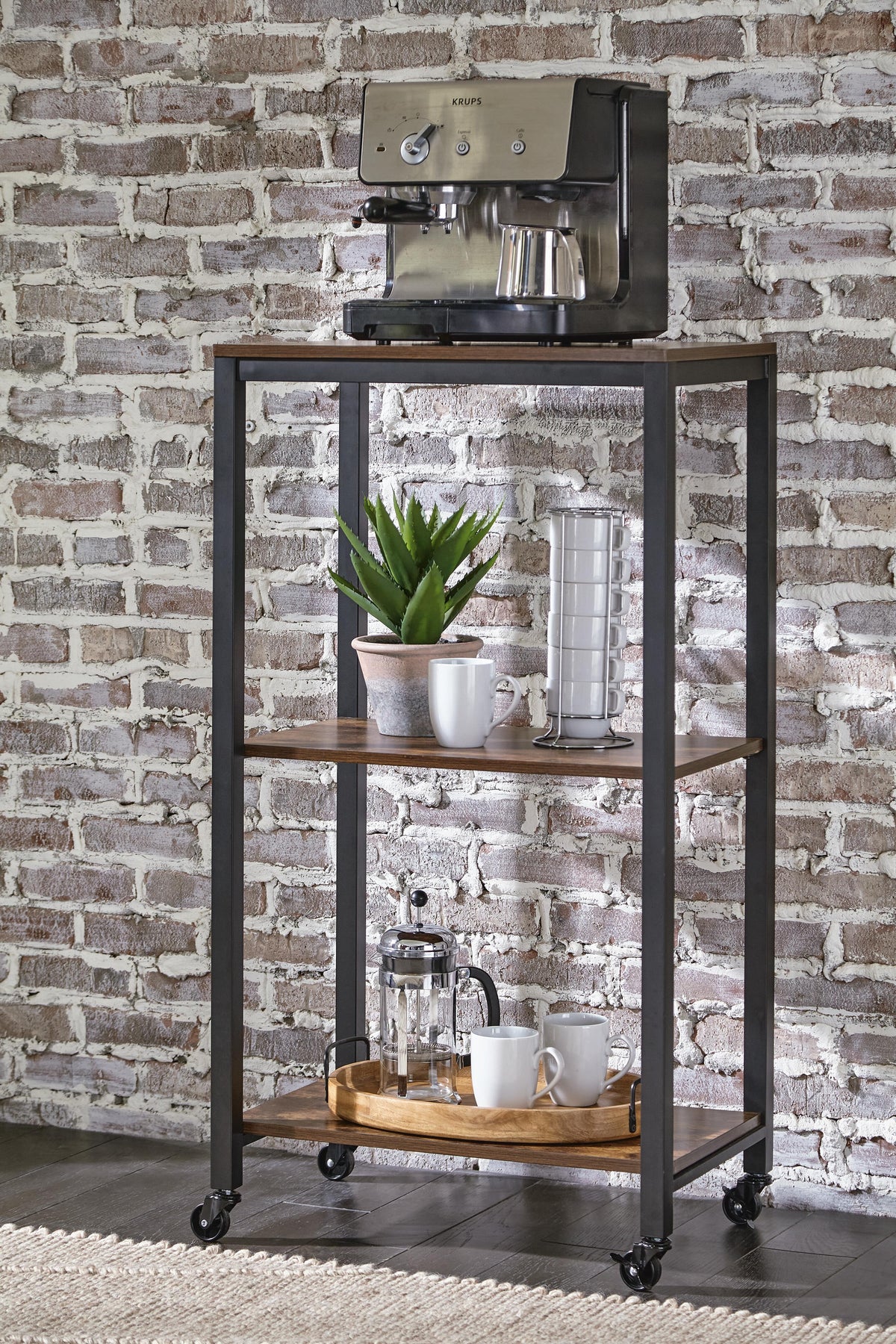 Bevinfield Bar Cart - Brown/Black