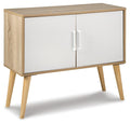 Orinfield Accent Cabinet - Natural/White