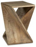 Zalemont Accent Table - Distressed Brown