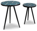 Clairbelle Accent Table (2/CN) - Teal