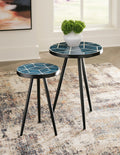 Clairbelle Accent Table (2/CN) - Teal