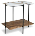 Braxmore Accent Table - White/Light Brown
