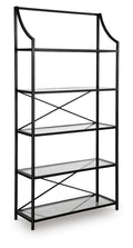 Dakerwell Bookcase - Antique Black