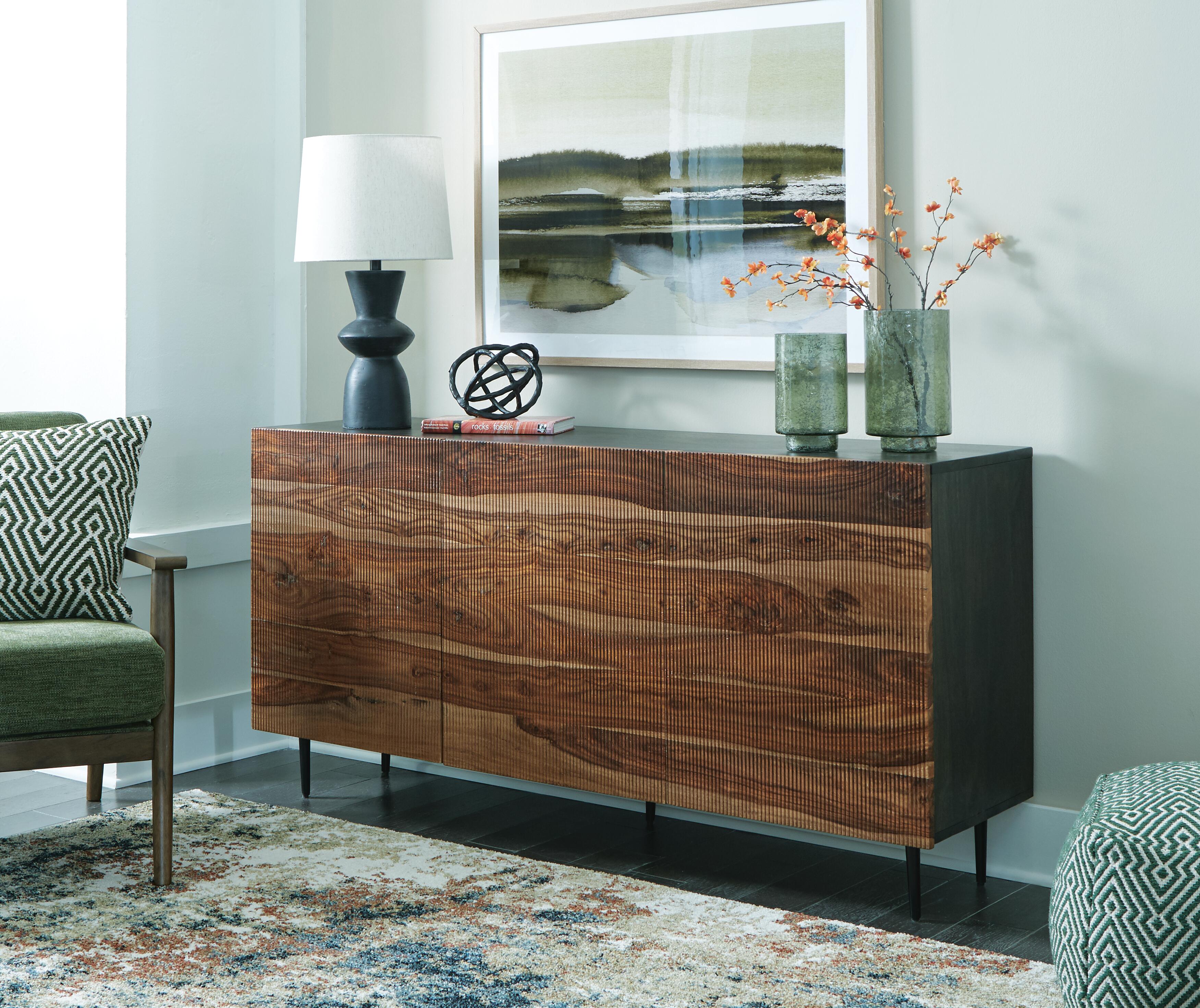 Darrey Accent Cabinet - Natural/Brown
