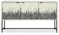 Freyton Accent Cabinet - White/Gray