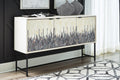 Freyton Accent Cabinet - White/Gray