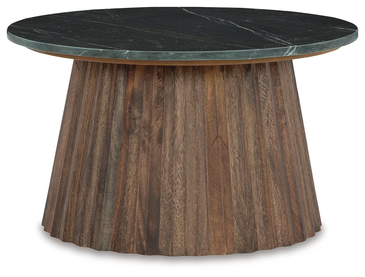 Ceilby Accent Cocktail Table - Black/Brown