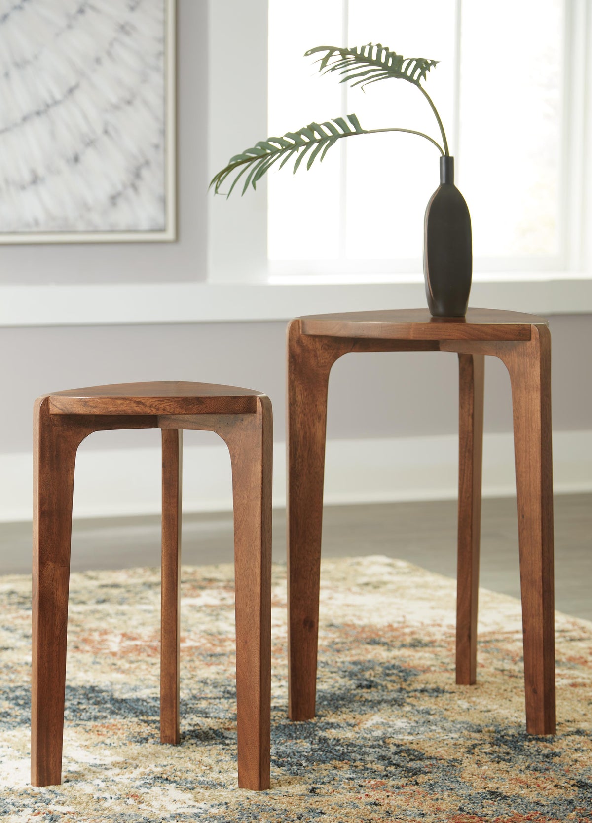 Brynnleigh Accent Table Set (2/CN) - Medium Brown