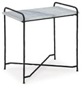 Ashber Accent Table - White/Black