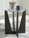 Tellrich Accent Table - Black/White