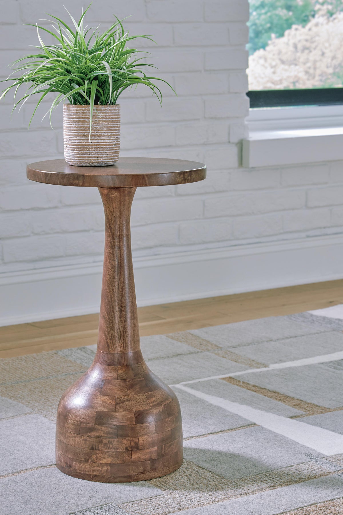 Joville Accent Table - Medium Brown