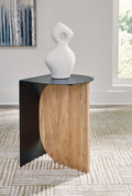 Ladgate Accent Table - Black/Natural