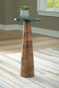Quinndon Accent Table - Brown/Black