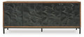 Dorannby Accent Cabinet - Black/Brown
