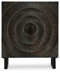 Fosterman Accent Cabinet - Distressed Black