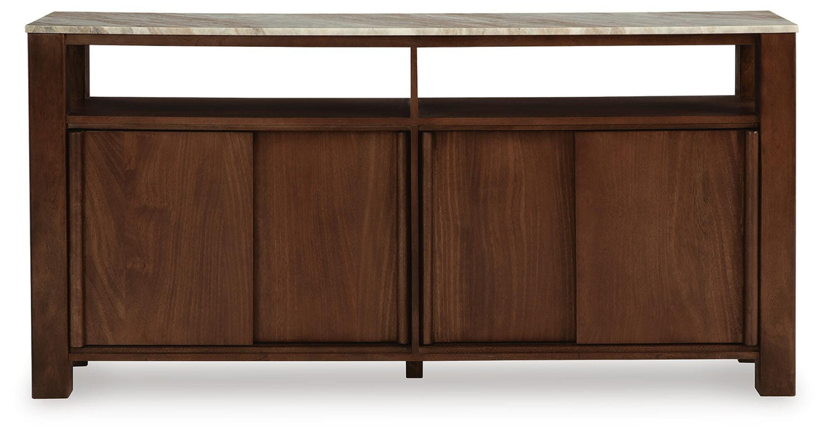 Tobinville Accent Cabinet - Dark Brown