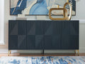 Loirwick Accent Cabinet - Dark Blue
