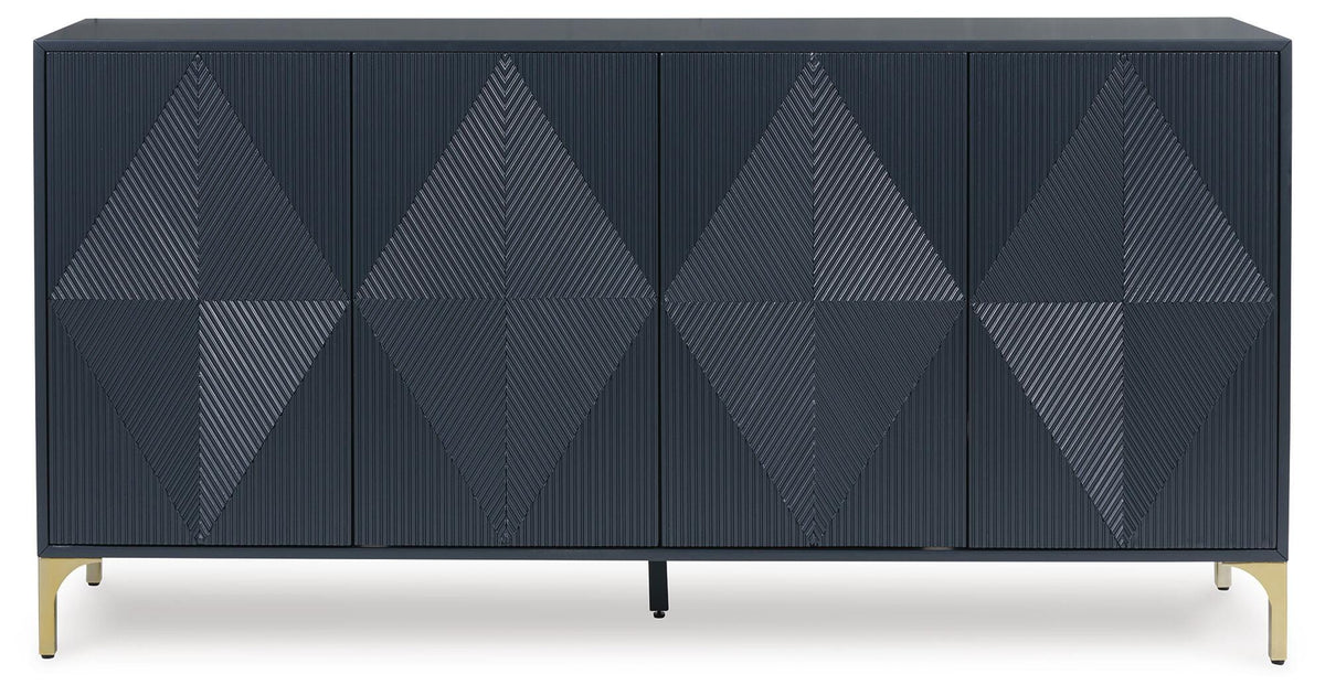 Loirwick Accent Cabinet - Dark Blue