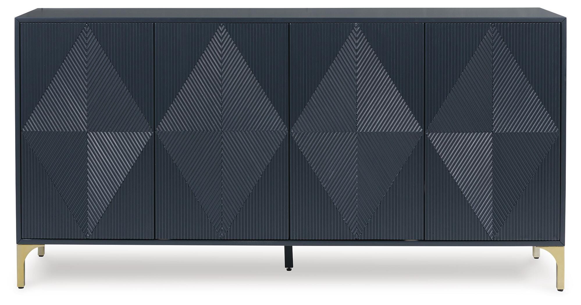 Loirwick Accent Cabinet - Dark Blue