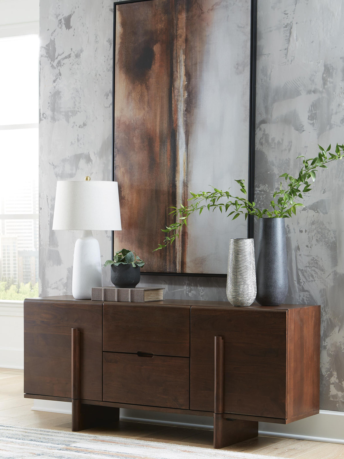 Kydler Accent Cabinet - Medium Brown