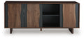 Welby Accent Cabinet - Brown/Charcoal