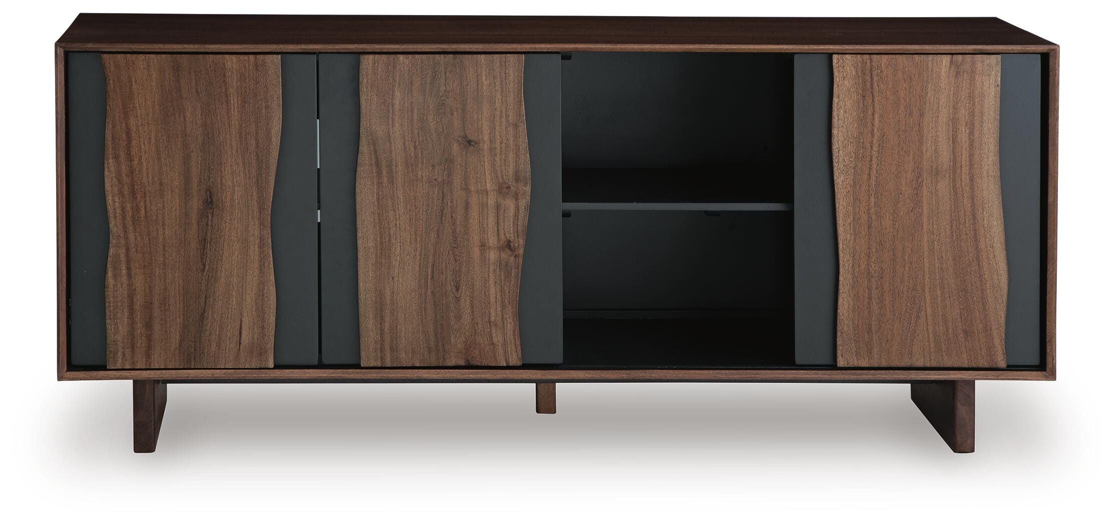 Welby Accent Cabinet - Brown/Charcoal
