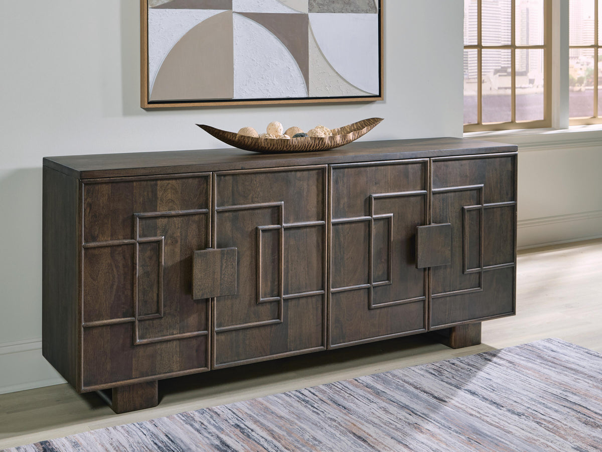 Cato Accent Cabinet - Dark Brown