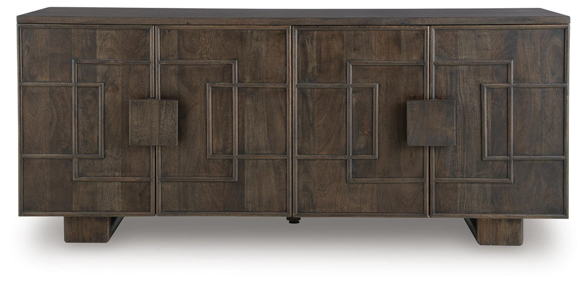 Cato Accent Cabinet - Dark Brown