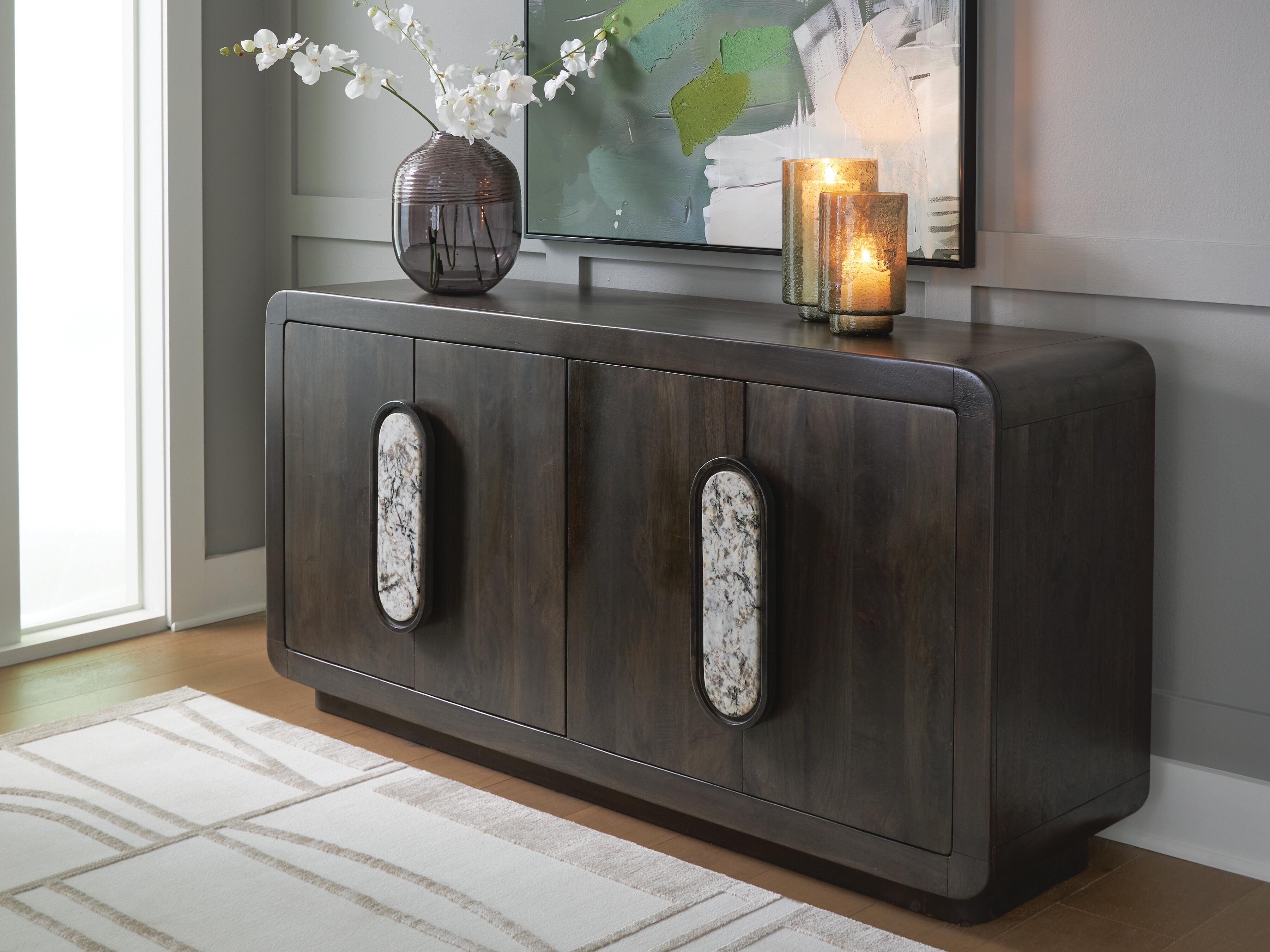 Elliston Accent Cabinet - Espresso Brown