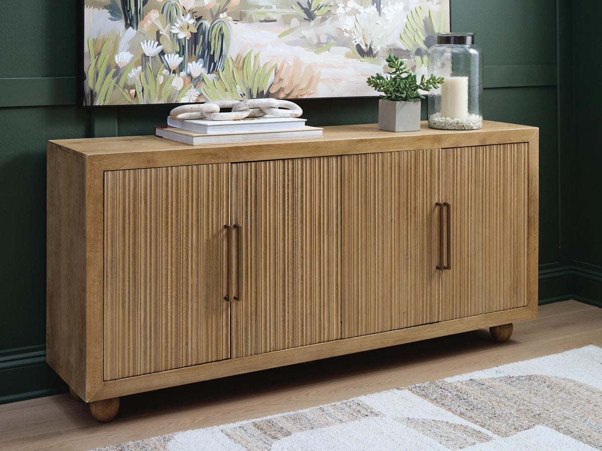 Niam Accent Cabinet - Light Antique Beige